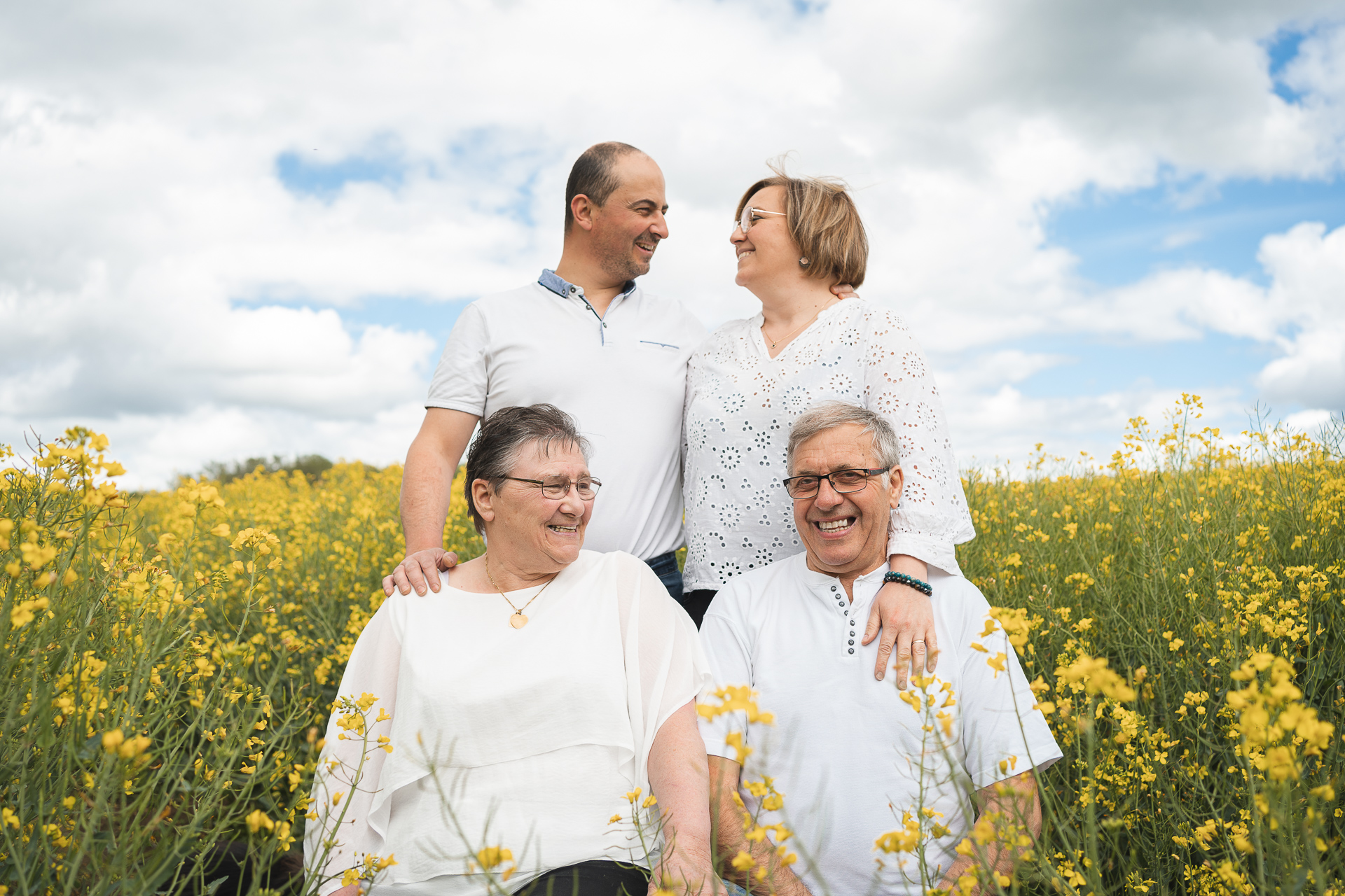 Photographie famille colza Ardennes